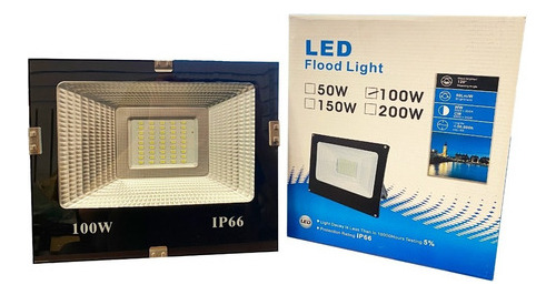 Foco Proyector Led Plano Reflector Led 100w Exterior Ip66