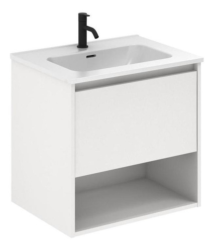 Arg Mueble Niwa 60x45cm Incluye Lavamanos Y Espejo Para Baño