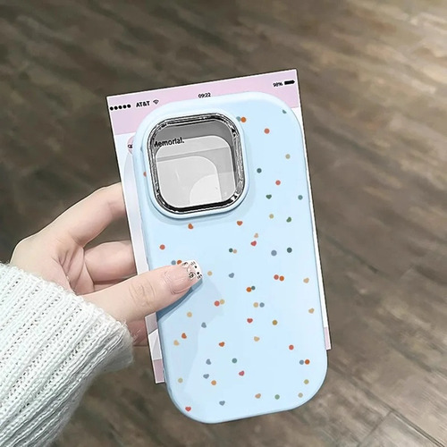 . Funda De Silicona For iPhone Con Diseño De Luna Colorida