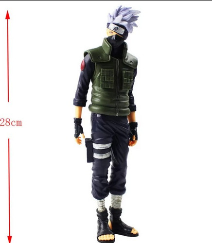 Boneco Naruto Kakashi Sensei Com 28cm