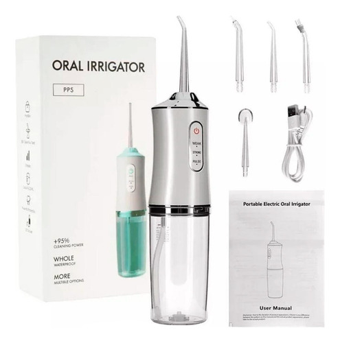 Irrigador Oral Bucal Usb 4 Bicos