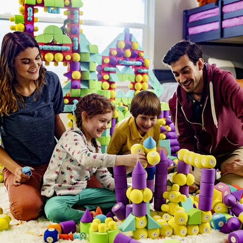 Bloques De Espuma Blockaroo Castle Set Stem, Juguete Preesco