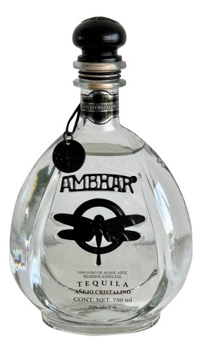 Tequila Ambhar Cristalino 750 Ml