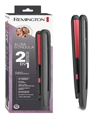 Plancha Remington 2 En 1 Alisa Y Ondula Original Obsequ
