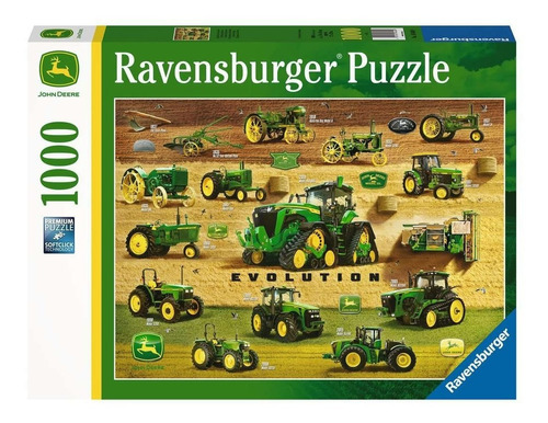 John Deere Puzzle Ravensburger 1000 Pzs Tractores La Plata