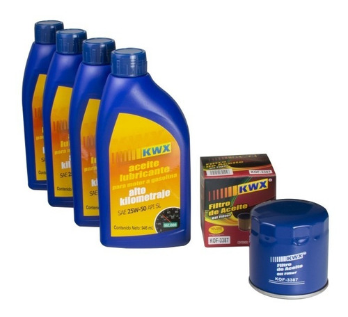 Kit Cambio De Aceite Aveo 2015 Chevrolet Alto Kilometraje