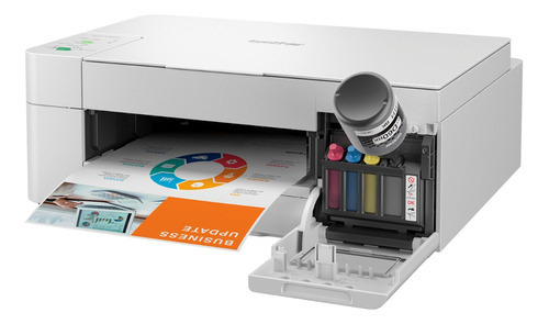 Impresora Multifuncional Brother Blanca Dcp-t426w Rellenable Color Blanco
