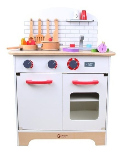 Set De Cocina Del Chef En Madera Bebes Y Niños Classic World