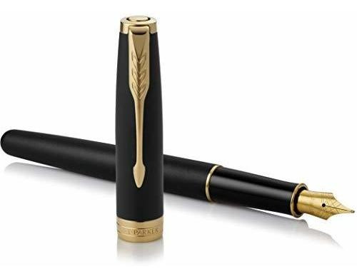 Parker Sonnet 1931473 Pluma Estilográfica, Laca Roja Con Dec