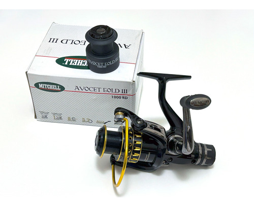 Reel Mitchell Avocet Gold 3 1000 Rd / 1000 Fd Negro Derecho/izquierdo