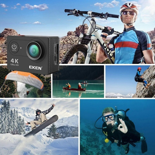Câmera Eken H9r 4k Original Wifi Visor Controle Prova D'agua