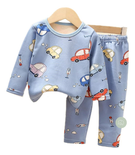 Pijama Frizado Forrado En Micropolar Para Bebés