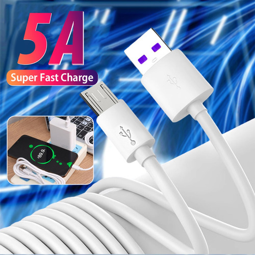 10 Cables De Datos Usb Para Android, Cable De Carga Rápida D