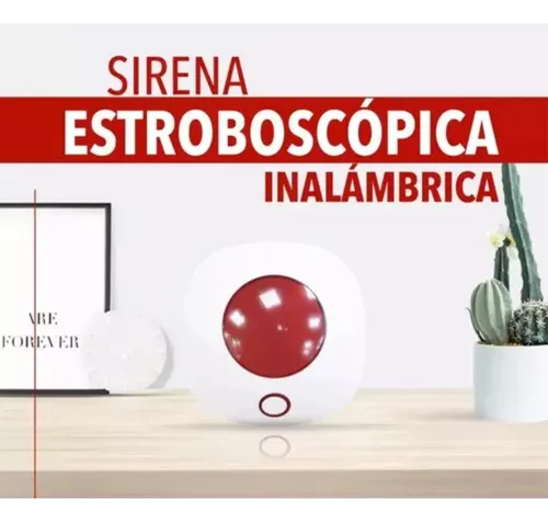 Sirena Estroboscópica Wifi Inteligente Alexa Y Google