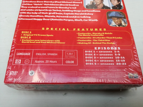 Starsky Y Hutch - Temporadas 1 - Incluye 5 Discos Dvd