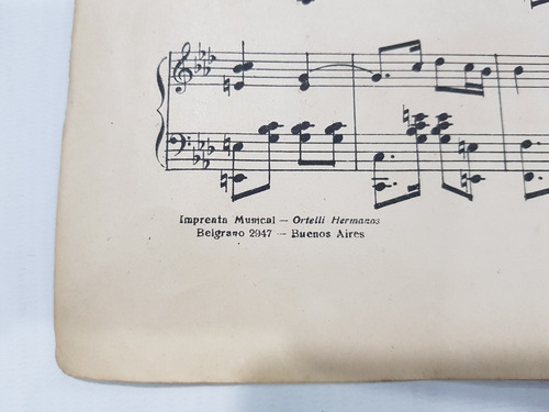 Imagen 5 de 6 de Antigua Partitura Tango Escalera Real Robert Firpo Mag 58611