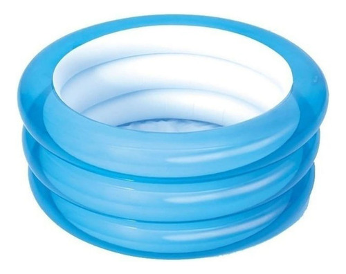 Pileta Inflable 3 Aros 70 X 30 Cm. Celeste