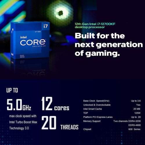 Micro Center Cpu Placa Base Intel Ikf 12th Gen 12-core Lga17