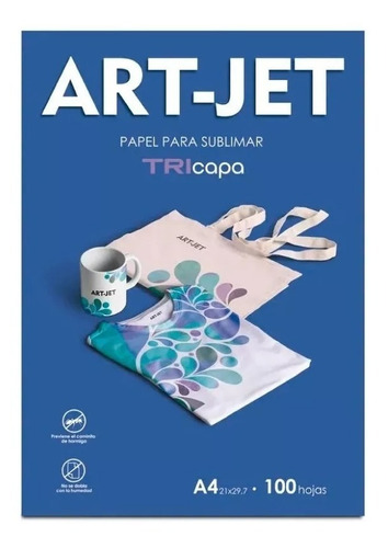 Papel Para Sublimar Art-jet® A4 Tricapa 100 Hojas 100gr.