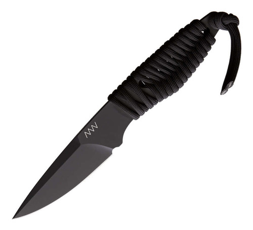Acta Non Verba Knives P100 Fixed Blade Black Dlc Coated Slei