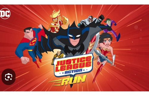 Justice League Action - Serie De Tv - Lámina 45x30 Cm.