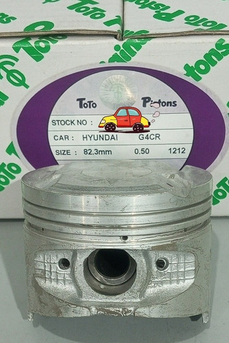 Pistones 020 Hyundai Elantra J1 1.6 91-96 G4cr Marca Toto