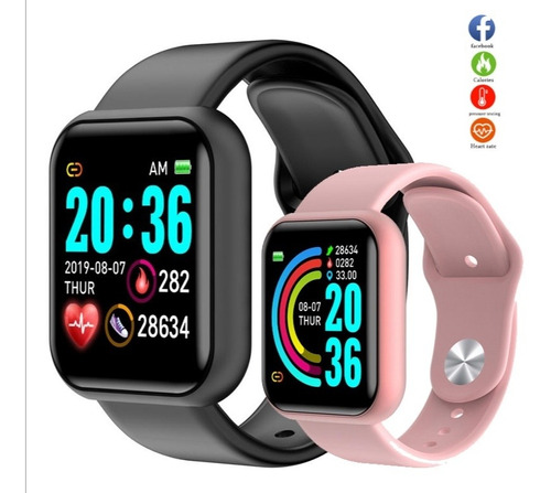 Smart Band Reloj Inteligente D20 Bluetooh Oferta Pack 6 Pzas