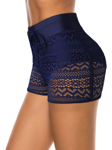Pantalones Cortos De Encaje Para Mujer, Calzoncillos Tipo Bó