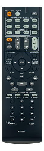 Rc-765m Reemplazo De Control Remoto Para Onkyo Home Theater