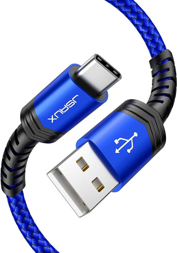 Cable Usb Tipo C 3a De Carga Rápida 2-pack De 3.3ft Jsaux