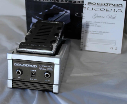 Pedal De Efectos Wah Análogo Activo Rocktron Utopía Wah