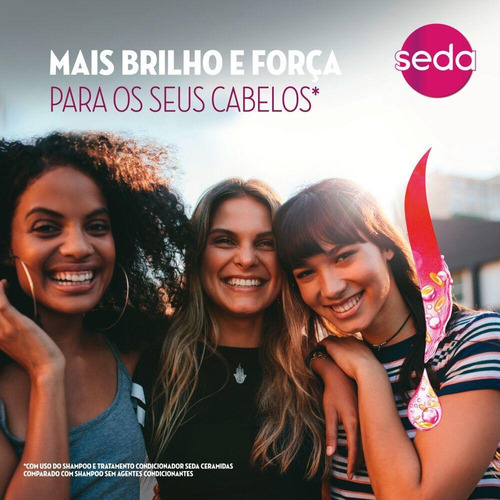 Kit Com 3 Shampoos Seda Ceramidas 325ml