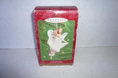 Ornamento Navideño Hallmark Angel De La Promesa Of Promise (Usado)