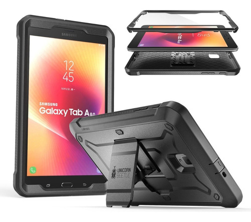 Case 360° Supcase Para Galaxy Tab A 8.0 2017 T380 C/ Apoyo 