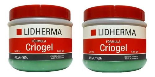 X2 Criogel Gel Frio Afirma Reduce Y Descongestiona Lidherma