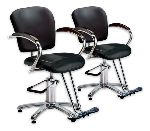 Sillón Peluquería Barbería Silla Peluquero Knoxville Pack X2