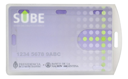 Porta Tarjetas Sube Más Protección Pack X100 Villa Crespo