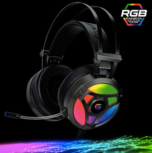 Headset Gamer Fone Rgb G Pro H1+ 7.1 Cinza Fortrek