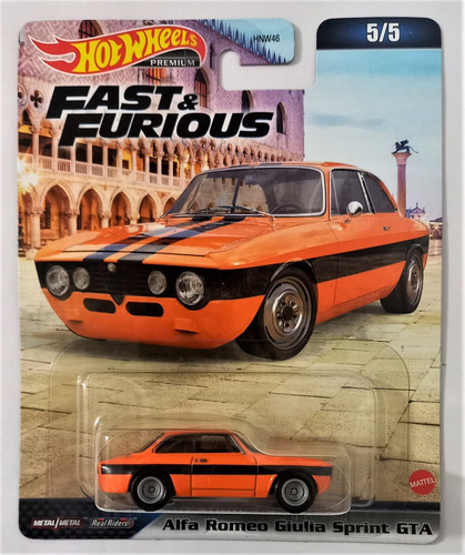 Alfa Romeo Giulia Rápido Y Furioso 5/5 Hot Wheels Premium 