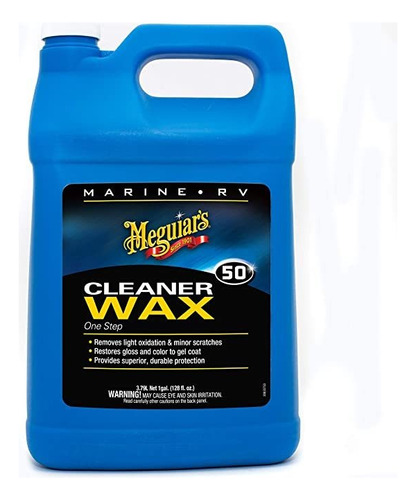 Meguiar's M5001 Marine/rv One Step Cleaner Wax, 1 Gallon