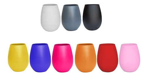 12 Vasos Gourmet Color Mate Surtido A Eleccion 