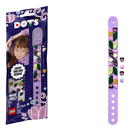 Pulsera Lego Dots Magic Forest 41917, Kit De Manualidades