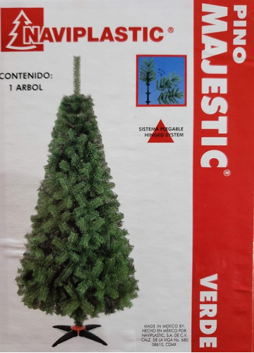Arbol De Navidad Naviplastic Majestic  Cms Verde | Meses sin intereses