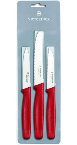 Juego De Cuchillos Legumbres Victorinox Rojo 5.1111.3