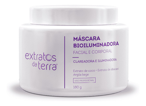 Máscara Bioiluminadora 180 G Todo Tipo De Pele