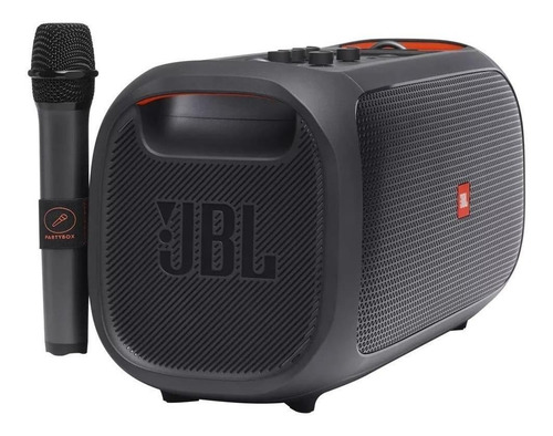 Imagem 3 de 5 de Alto-falante JBL PartyBox On-The-Go portátil com bluetooth black 100V/240V