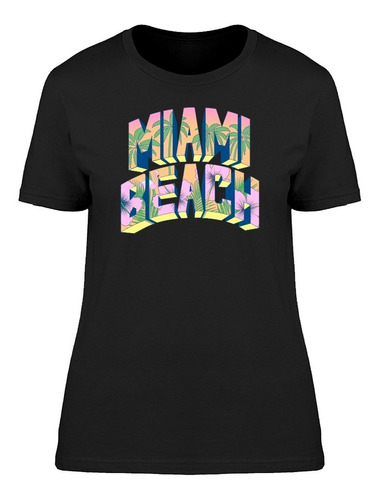 Imagen De Miami Beach Camiseta De Mujer