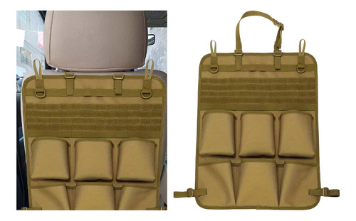 Organizador Genérico Para Asiento Trasero De Coche, Caqui