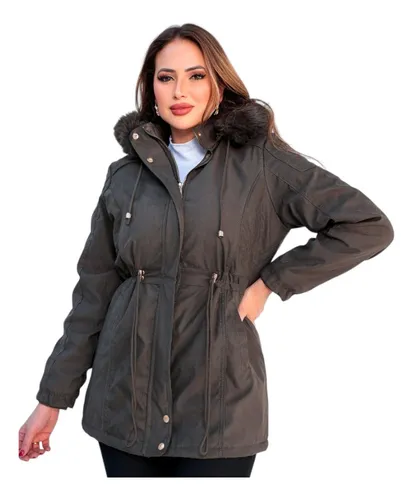 Jaqueta verde sales militar feminina riachuelo
