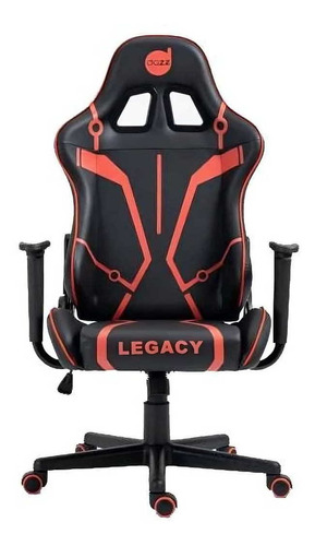 Cadeira Gamer Legacy Series Preto/salmão Dazz
